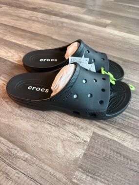 Crocs Classic Slide Sandals Black Men’s Size 11
